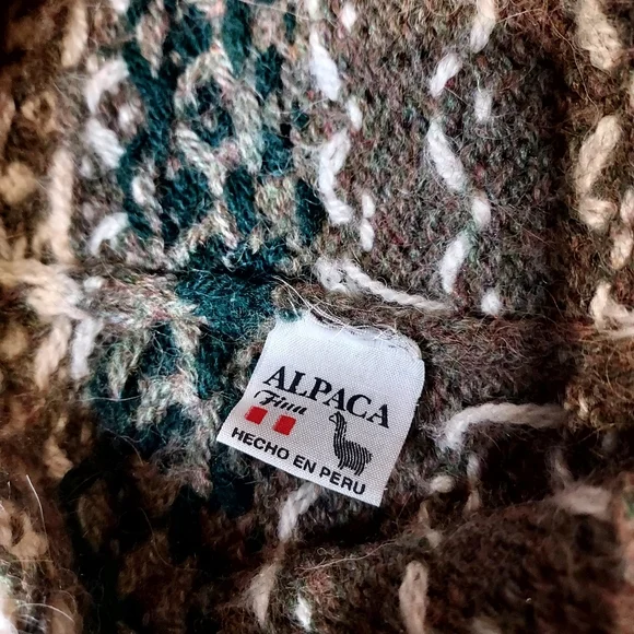Men's THE ALPACA CONNECTION Multicolor Patterned Sweater - Picture 5 of 8